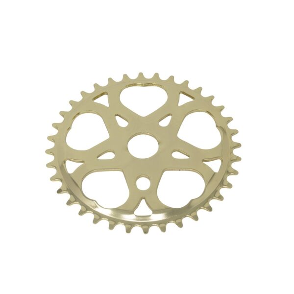 Sweet Heart Bike SprocketChainring 36T 12 X 18 Various Colors Fenix Cycles 16 20 Bicycles 1 Speed Upgrade your bike with the Fenix Sweet Heart Bike Sprocket/Chainring. Available in various colors, this 36T 1/2 X 1/8 sprocket fits most 16-20' bicycles with 1-speed chains. Enhance your ride with style and performance.