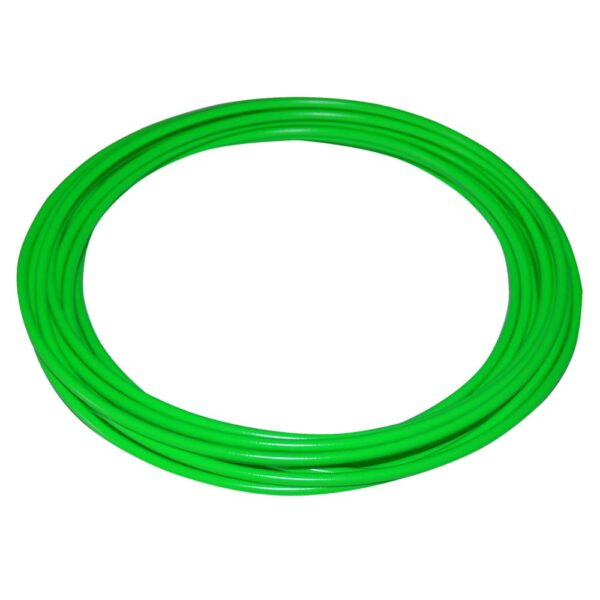 Teflon Fluo Green Brake Bike Outer CASING Cable HOUSING 5mm MTB Road Fixie Single NEON Brand cyclingcolors Size nan Brake cable outer casing with teflon insert (PTFE). Universally compatible with MTB, singlespeed, road, city bike, old, vintage. Max cable diameter: 1.8mm.