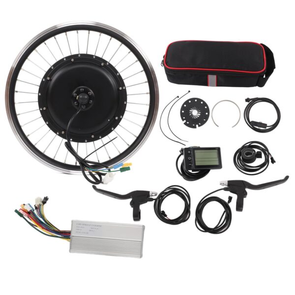 VBESTLIFE 20 Electric Bicycle Conversion Kit 1500W Rear Drive Motor with LCD S866 Meter Transform your bike with the VBESTLIFE Rear Wheel E-Bike Conversion Kit. This kit includes a 1500W rear drive motor wheel, 35A controller, and LCD S866 instrument for a smooth and powerful ride. Customize your electric bike with ease.