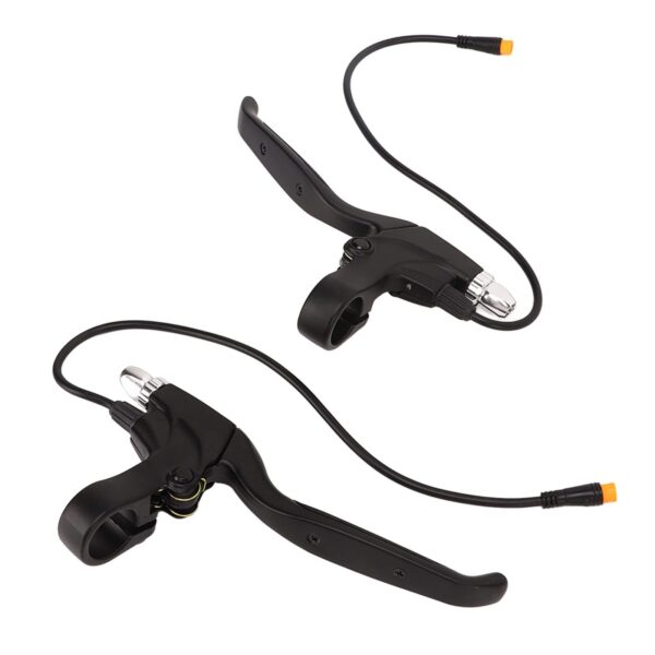 VBESTLIFE Electric Bike Brake Levers 32cm Wire Waterproof Interface for BBSHD BBS01 BBS02 Enhance your biking experience with VBESTLIFE Electric Bike Brake Levers! Featuring a comfortable rubber gasket, sturdy aluminum alloy handle, and a sleek design. Compatible with BAFANG mid motors, these levers ensure safety and reliability.