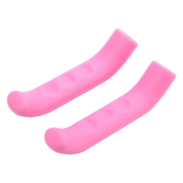 VGEBY Bike Brake Lever Cover Handle Sleeve Silicone for Mountain Road Bike Dark Pink Enhance your bike's grip with VGEBY Bike Brake Lever Cover. Made of premium silicone, waterproof, anti-slip, and ergonomically designed for comfort. Protects and decorates your bike while reducing hand fatigue. Satisfaction guaranteed!