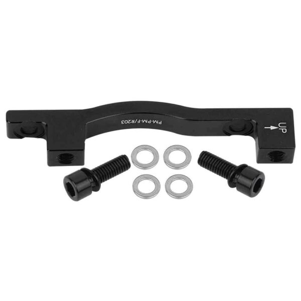 VGEBY1 Disc Brake Adapter A F203 Bicycle Disc Brake Mounting Bracket for MTB Mountain Bike Black Brand VGEBY Size nan High-quality aluminium alloy disc brake adapter for MTB bikes. Lightweight, durable, and easy to install. Suitable for 203mm(8') brake disc.