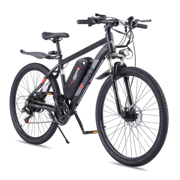 Viribus Electric Bike for Adults E Bike for Men Electric Mountain Bike 350W Offroad Adult Electric Bicycle with Suspension Viribus Conquer any terrain with the Viribus Electric Bike for Adults! This 350W e-bike features a powerful motor, a long-lasting 48V battery, 3 custom modes, and great safety features. Perfect for your daily commute or weekend adventures.