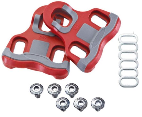 Xpedo Thrust 7 Cleat Kit 20x10x10cm Red Steel Look Keo Compatible Upgrade your cycling experience with the Xpedo Thrust 7 Cleat Kit in vibrant red. Made of durable steel, compatible with Look Keo system, and includes 14 pieces for a complete setup.