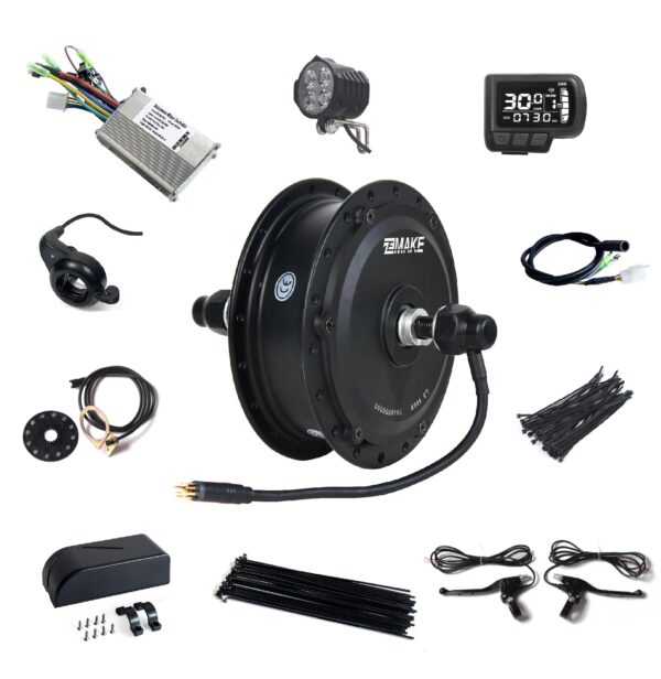 ZEMAKE Ebike Conversion Kit for Electric Bike 16 20 22 24 26 27.5 28 29 700 Front or Rear Wheel Electric Bicycle Hub Motor Kit 500W 350W 250W Electric Bike Conversion Kit Generic Cassette Enhance your bike with the powerful ZEMAKE Ebike Conversion Kit. Featuring a brushless motor for efficient and quiet operation, reaching speeds up to 40 km/h. Enjoy the Pedal Assist System for a comfortable and fatigue-reducing ride.