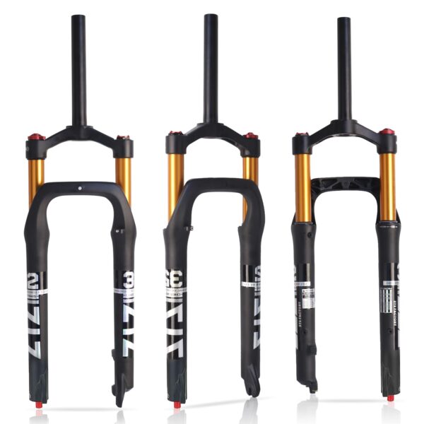 ZTZ 26 4.0 inch Fat Tire MTB Air Suspension Fork Ultralight Rebound Adjustment Ideal for Snow Beach XC Mountain Bikes Experience the ultimate performance with the ZTZ 26 * 4.0 inch Fat Tire MTB Air Suspension Fork. Crafted for durability and comfort, this fork features adjustable pressure values and ergonomic design for a smooth ride. Personalize your bike with its eye-catching design.