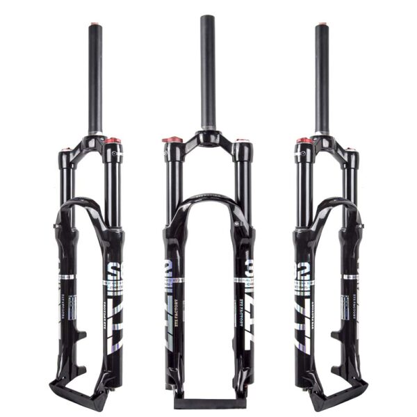 ZTZ Mountain Front Fork 26 27.5 29 Inch Double Air Chamber Fork Bicycle Shock Absorber Front Fork ZTZ Lightweight high-quality magnesium alloy mountain bike front fork with two locking methods for MTB, Road, City, XC, Disc Brake, Bicycle. Available in 26/27.5/29 inches.